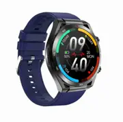 1.39 Inch Ip67 Waterproof Silicone Band Smart Watch Support Ecg / Non Invasive Blood Glucose Measurement Blue Smart Watches