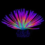 Uniclife Aquarium Imitative Rainbow Sea Urchin Ball Artificial Silicone Ornament