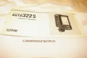 SUNPAK 322S ELECTRONIC FLASH INSTRUCTION MANUAL GUIDE BOOK GENUINE ORIGINAL