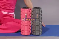在飛比找Yahoo!奇摩拍賣優惠-ALEX C-52 多功能 瑜珈滾筒 按摩滾輪 瑜珈柱 狼牙