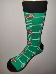 Sock It To Me Football Field Team Touchdown Trouser Novelty Crew Socks Men's