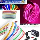 LED Neon Strip Lights RGB 12V Waterproof Flex Rope Lamps Party Garden Home 5-20M