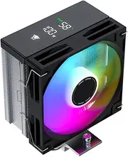 Jungle Leopard KF401 Digital CPU Cooler, 4 Heat Pipe Direct Touch Process, HDB Bearing 120mm PWM LED Colorful Fan Air Cooler 220W TDP, Suitable for AMD AM4/AM5 & Intel LGA 1700/1200/115X