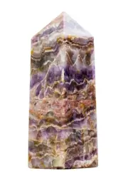 Superb Blue Amethyst Crystal Quartz Healing Reiki Stone Obelisk Tower 2650g