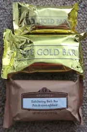 Melaleuca 1 Gold (Citrus) Bar 4.5 oz + 1 Gold Bar 1.5 oz + 1 Exfoliating Bar NEW