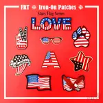 ☸ LOVE / STAR / HEART / NATIONAL FLAG / EAGLE 貼片 ☸ 1 件 DIY 縫