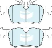 Bendix Euro+ Rear Brake Pad Set for Volvo Xc60 2.0L PETROL B4204T27 2017 - 2021