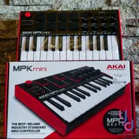 在飛比找松果購物優惠-AKAI MPK MINI MK3 25鍵 MIDI鍵盤 黑