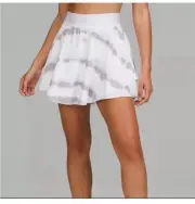 Lululemon Court Rival HR Tie Dye Women Skirt Size 2 Brand New Pickleball Tennis