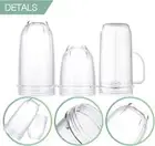 Cups Replacement Parts For Magic Bullet 250W Blender Jar Cup 3 Sizes