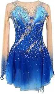 [JRUIA] Ice Roller Skating Competition Dress Girls Rhythmic Gymnastics Leotard Lady's Professional Figure Skating Costume
