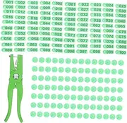 FONDOTIN Sheep Cattle Identification Tool Ear Tag Pin Plier Set 100 Tags Included for Pigs Sheep Cows
