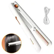 Electric Hair Beard Straightener Curler Hot Styling Comb Iron Fast Heated Brush