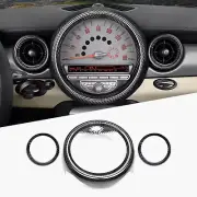 Carbon Fiber Inner Speedometer Frame Trim For Mini Cooper R54 R55 R56 2006-2013 (for: Mini)