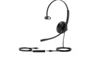 YEALINK UH34SE-M-UC Wideband Noise Cancelling Headset, USB and 3.5mm, Leather Ear Piece, YHC20 Controller with UC Button, Mono