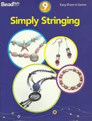 Beading Book SIMPLY STRINGING Bead Style 9 Projects Jewelry Making Book NEW!