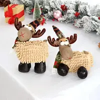 在飛比找樂天市場購物網優惠-韓版兒童禮物裝飾品圣誕樹娃娃擺件堆頭雪人布偶創意小禮品小熊