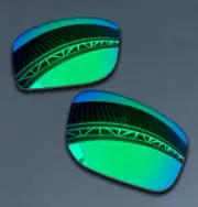 Green POLARIZED Replacement Lenses for Oakley Gibston OO9449 61mm Sunglasses