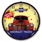 1948 Chevrolet Truck, Lighted Backlit LED Clock GM Licensed Free Shipping