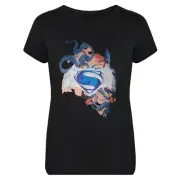 DC Comics - Batman vs Superman Woman's T-Shirt - [Large] Black - DC Universe