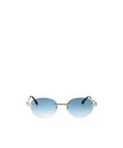 rimless sunglasses 56 Blue