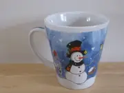 Snowmen Birdhouses Cardinal Christmas Holiday 12 Oz Mug by Nantucket New