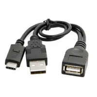 在飛比找蝦皮購物優惠-CYSM 黑色 USB 3.1 Type C U-C公對U 