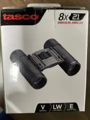 Tasco Binoculars 8x21 New Sealed Binocular