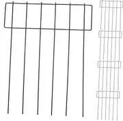 Kisangel Dog Barrier Fence Garden 5pcs Iron Fencing Garden Net Yard Fence Landscape Edging for Yard