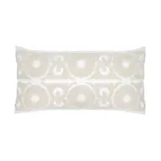 Bambury Home Decor Decorative Philippa Rectangle Cushion Pebble Cotton Woven