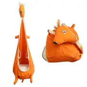 Kids Kangaroo Pod Swing Seat With Inflatable Cushion Outdoor Garden Hanging Hammock