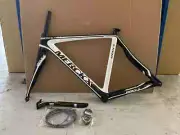 EDDY MERCKX Racing Frame Carbon EMX-5 With Fork Black White 52
