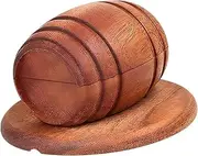 Frediuo Smoke Barrel Old Fashioned Wood Creative Multipurpose Practical Gifts for Men Cocktail Smoker for Meats Bourbon Cheese Drinks
