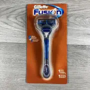Gillette Fusion 1 Razor and 1 Cartridge 5 Blade NEW SEALED 2005 Vintage