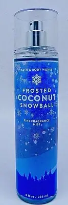 BATH & BODY WORKS FROSTED COCONUT SNOWBALL FINE FRAGRANCE MIST BODY SPRAY 8 oz