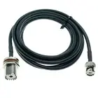 RG58 UHF SO239 Female Jack Bulkhead to BNC Male Plug RF Jumper pigtail Cable lot
