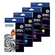 Genuine Epson 212XL High Yield Ink Cartridges For XP-2100/3100/3105/4100