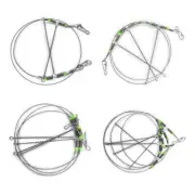 10Pcs Fishing Wire Stainless Steel Wire Traces Leader Fishing Leader Tackle Rigs