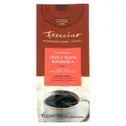 Teeccino, Mushroom Herbal Coffee, Lion's Mane Rhodiola, Medium Roast, Caffeine Free, 10 oz (284 g)
