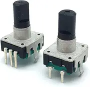 Knob Linear Potentiometer,Potentiometer,5pcs 360 Degree Rotary Encoder EC12 RE12 Audio Encoder Coding 5Pin 24 Position with Push Button Switch Handle Length 15MM Potentiometers