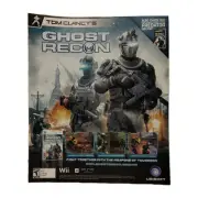 Tom Clancy's Ghost Recon Print Ad Magazine Poster Wii PlayStation PSP