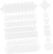 TEHAUX 70 Sheets Plastic Mesh Sheet Cross Stitch Canvas DIY Embroidery Kit for Adults Boys and Girls