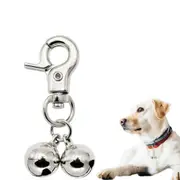 Stainless Steel Charm Heavy Duty Snap Clips Bells for Pet Collars for Dogs, Cats