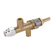 Safety Brass Patio Heater Main Control Valve with Pilot Port Fit for Low Pressure Gas Patio Burner