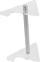 HIAKDOFT Ergonomic Keyboard Holder Acrylic Keyboard Stand Desk Accessory Portable Keypad Riser Stylish Display Stand