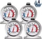 4 Pack Refrigerator Freezer Thermometer Classic Series Large Dial Thermometer...