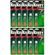 Lot Of 10 Elmers Krazy Glue Original Crazy Super Glue All Purpose Instant Repair