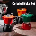 Italian Coffee Maker 3-cup Moka Pot Stovetop Espresso Set for Home Outdoor Use