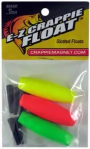 2" Crappie Magnet E-Z Crappie Float cigar shaped slip bobbers (3-Pack)