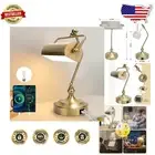 Touch-Control Bronze Desk Lamp with Height Adjustment & LED Bulb - Vintage Style